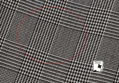 COMME des GARCONS Wool Check Tuck Pants Black Size S