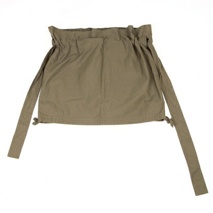 COMME des GARCONS Cotton Drawstring Skirt Khaki Size M