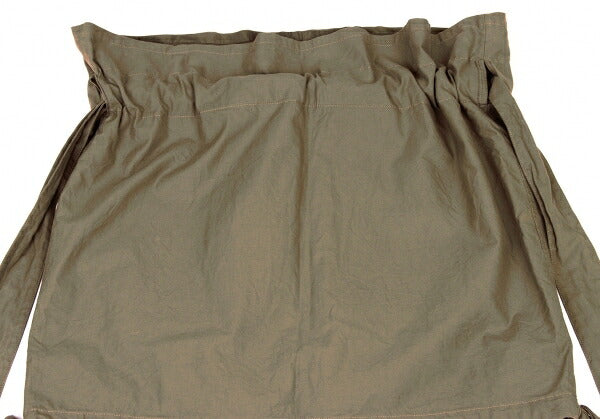 COMME des GARCONS Cotton Drawstring Skirt Khaki Size M