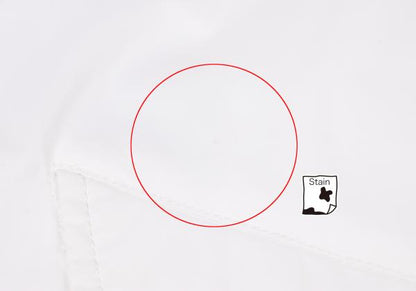 A BATHING APE BAPE Logo Print MA-1 Jacket White Size S