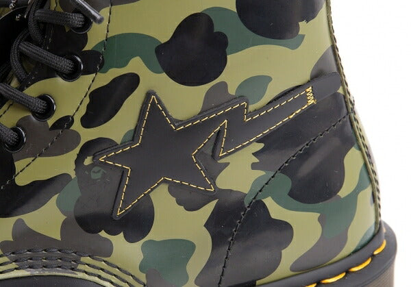 A BATHING APE BAPE x BAPE x Dr.Martens 1460 Boots Black Camo Size US9 (27cm)