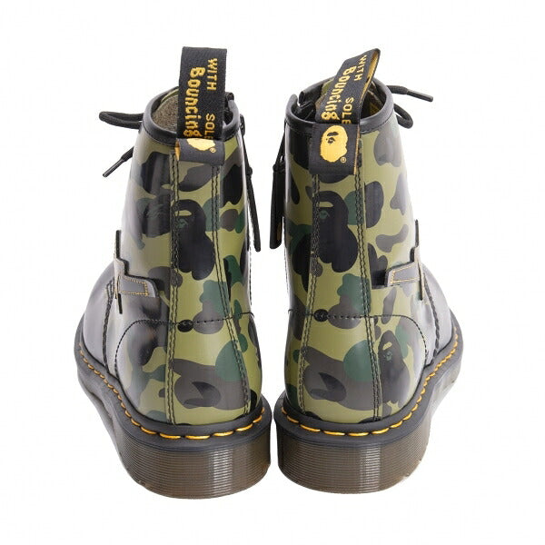 A BATHING APE BAPE x BAPE x Dr.Martens 1460 Boots Black Camo Size US9 (27cm)
