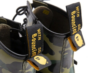 A BATHING APE BAPE x BAPE x Dr.Martens 1460 Boots Black Camo Size US9 (27cm)