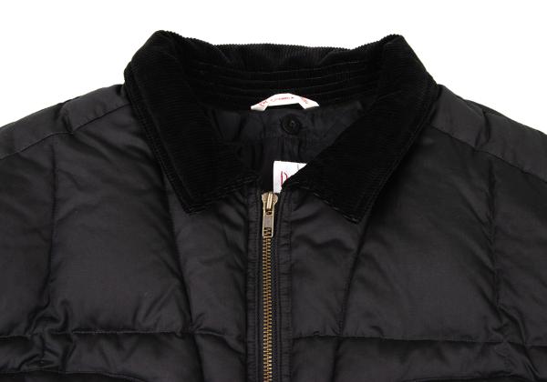 Papas Logo Patch Detachable Liner Down Jacket Black Size L