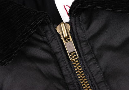Papas Logo Patch Detachable Liner Down Jacket Black Size L