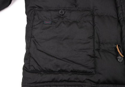 Papas Logo Patch Detachable Liner Down Jacket Black Size L