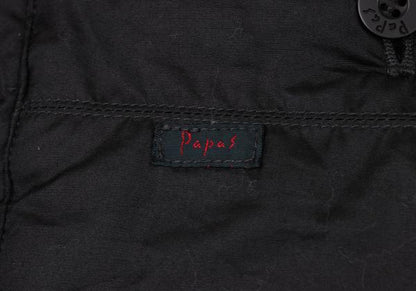 Papas Logo Patch Detachable Liner Down Jacket Black Size L