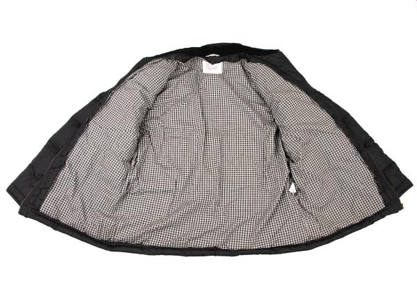 Papas Logo Patch Detachable Liner Down Jacket Black Size L