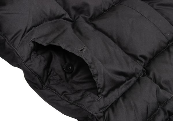 Papas Logo Patch Detachable Liner Down Jacket Black Size L