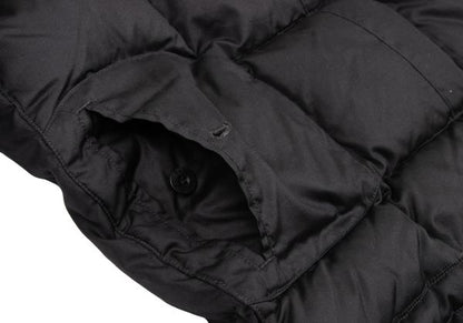 Papas Logo Patch Detachable Liner Down Jacket Black Size L