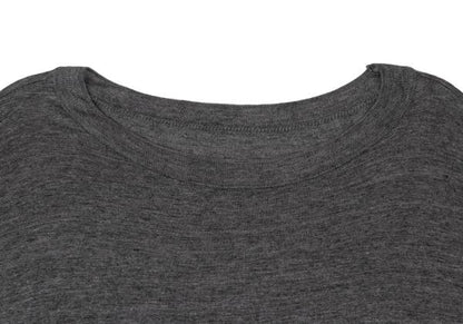 ISSEY MIYAKE HaaT Rayon Silk Layered 1/2 Dress Gray Size 2