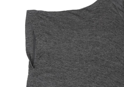 ISSEY MIYAKE HaaT Rayon Silk Layered 1/2 Dress Gray Size 2