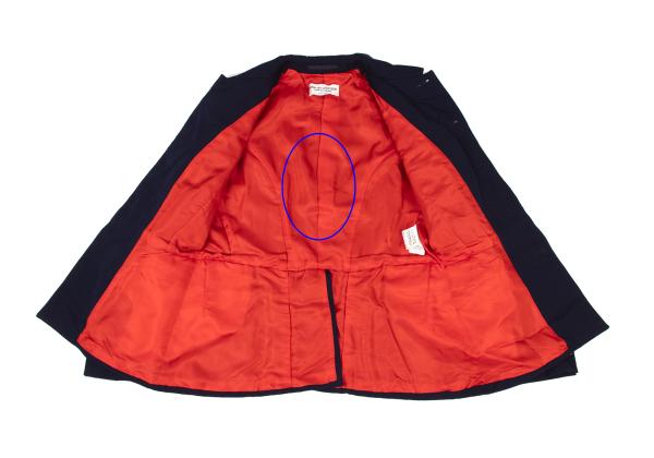 COMME des GARCONS robe de chambre Gold Jacket Navy Size M