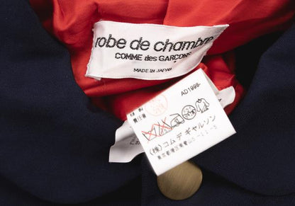COMME des GARCONS robe de chambre Gold Jacket Navy Size M