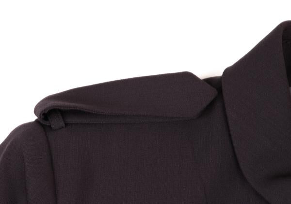 KENZO Wool Zip-Up Jacket Purple Size 42