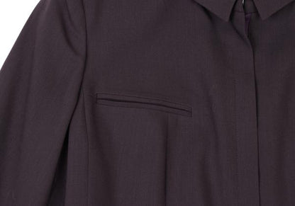 KENZO Wool Zip-Up Jacket Purple Size 42