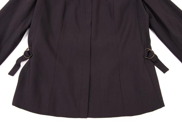 KENZO Wool Zip-Up Jacket Purple Size 42