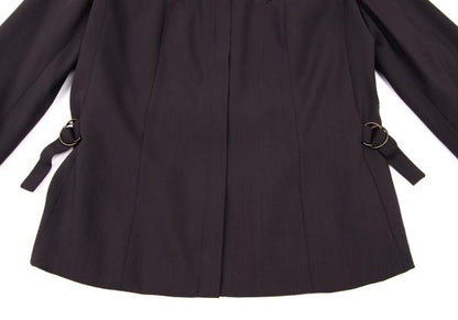 KENZO Wool Zip-Up Jacket Purple Size 42