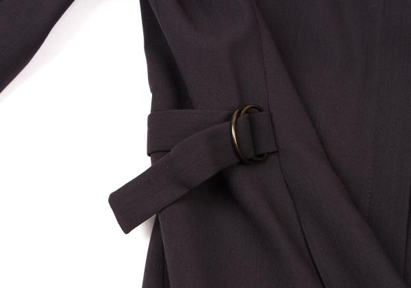 KENZO Wool Zip-Up Jacket Purple Size 42