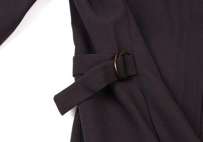KENZO Wool Zip-Up Jacket Purple Size 42