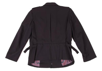 KENZO Wool Zip-Up Jacket Purple Size 42