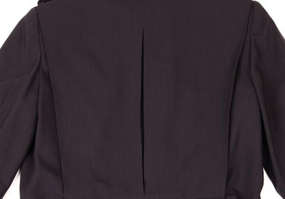 KENZO Wool Zip-Up Jacket Purple Size 42