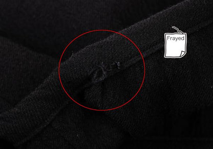 COMME des GARCONS Wool Stretch Layered Skirt Black Size S