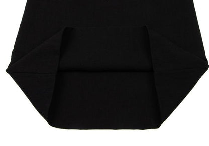 COMME des GARCONS Wool Stretch Layered Skirt Black Size S