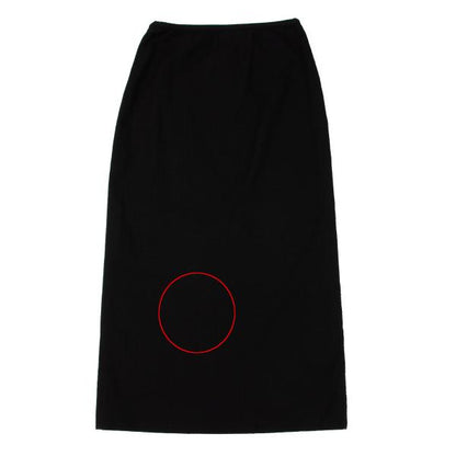 COMME des GARCONS Wool Stretch Layered Skirt Black Size S
