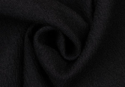 COMME des GARCONS Wool Stretch Layered Skirt Black Size S