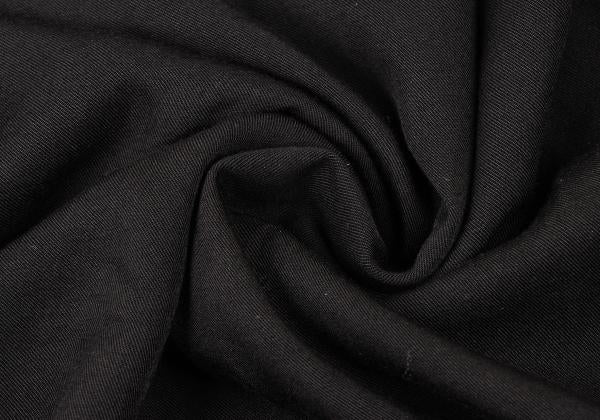 Y's Half-Zip Hooded Sleeveless Midi Dress Black Size 2