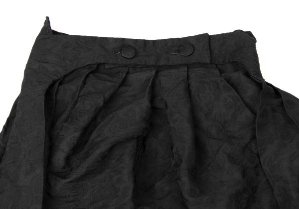 COMME des GARCONS 21AW Flower Jacquard Skirt Black Size S