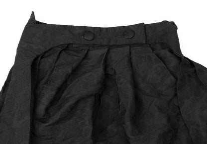 COMME des GARCONS 21AW Flower Jacquard Skirt Black Size S