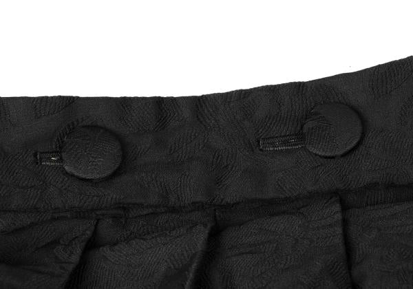 COMME des GARCONS 21AW Flower Jacquard Skirt Black Size S