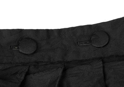 COMME des GARCONS 21AW Flower Jacquard Skirt Black Size S