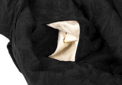 COMME des GARCONS 21AW Flower Jacquard Skirt Black Size S