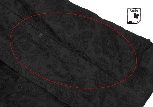 COMME des GARCONS 21AW Flower Jacquard Skirt Black Size S