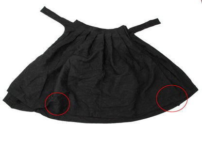 COMME des GARCONS 21AW Flower Jacquard Skirt Black Size S
