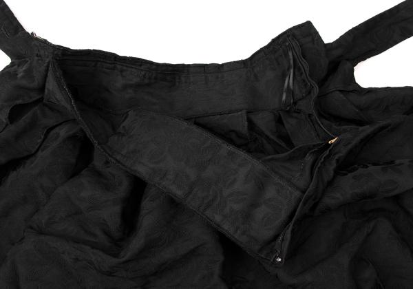COMME des GARCONS 21AW Flower Jacquard Skirt Black Size S