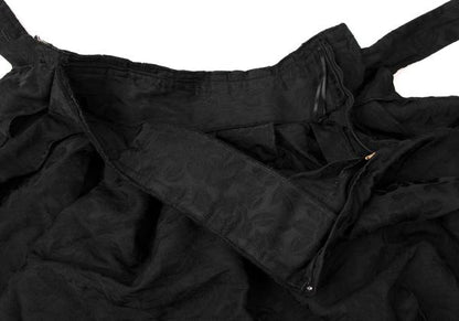 COMME des GARCONS 21AW Flower Jacquard Skirt Black Size S