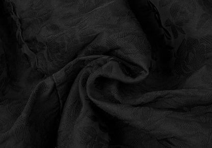 COMME des GARCONS 21AW Flower Jacquard Skirt Black Size S
