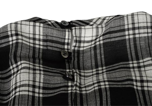 Comme des Garcons tao 23AW Ribbon Gather Check Dress Size S