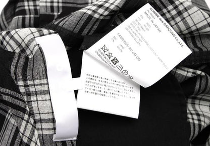 Comme des Garcons tao 23AW Ribbon Gather Check Dress Size S