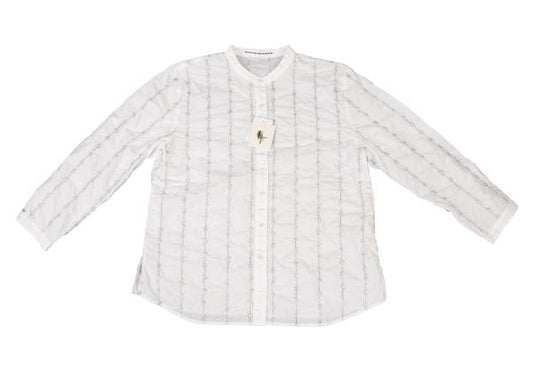 Mademoiselle NON NON Stripe Embroidered Shirt Multi Size L