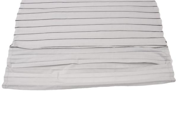 ISSEY MIYAKE me Polyester Pleated Box Blouse Gray Size F