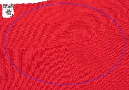 ISSEY MIYAKE A-POC INSIDE Red Side Drape Pants Size 2