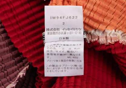 ISSEY MIYAKE Pleated Panel Print Pink Multi Size 2