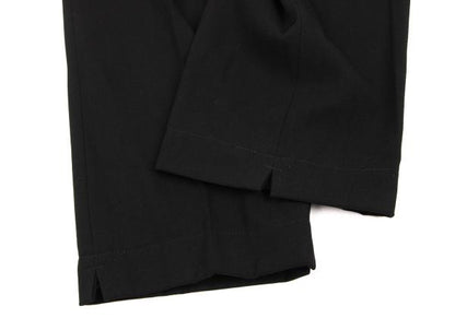 Y's Wool Gabardine Straight Pants Black Size M