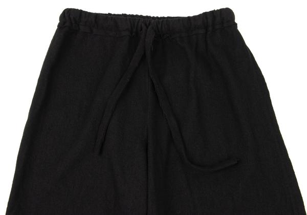 Y's Wool Inside Out Pants Black Size 3