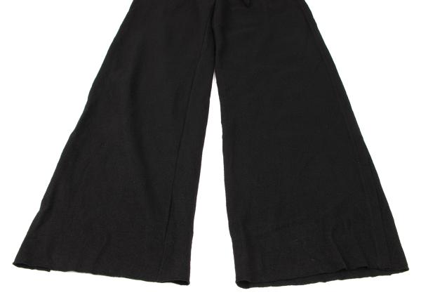 Y's Wool Inside Out Pants Black Size 3